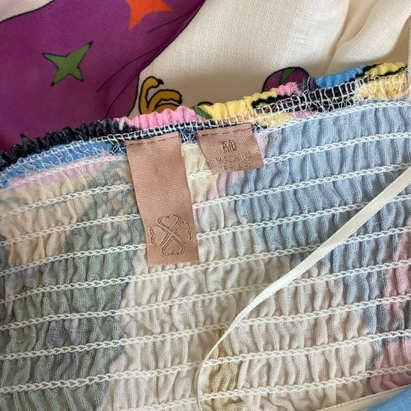 Akilina Printed Sleeveless Colorful Abstract Print Dress - Picture 11 of 13